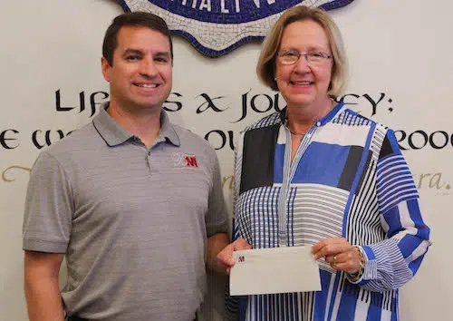 Bank of Monticello donates $2,500 to Student Scholarship Fund