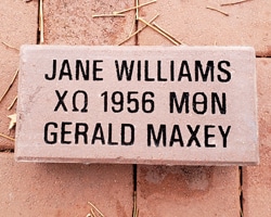 Jane Williams Plaza Brick