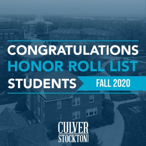 Fall 2020 honor roll at Culver-Stockton recognizes 119 students