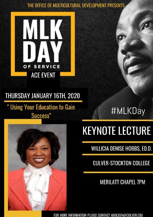 Former educator to be keynote speaker at MLK event