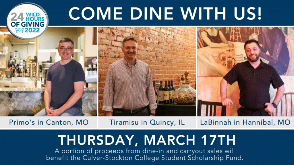 Day Of Giving - Dine with Us