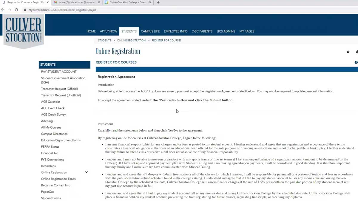 Distance Registration