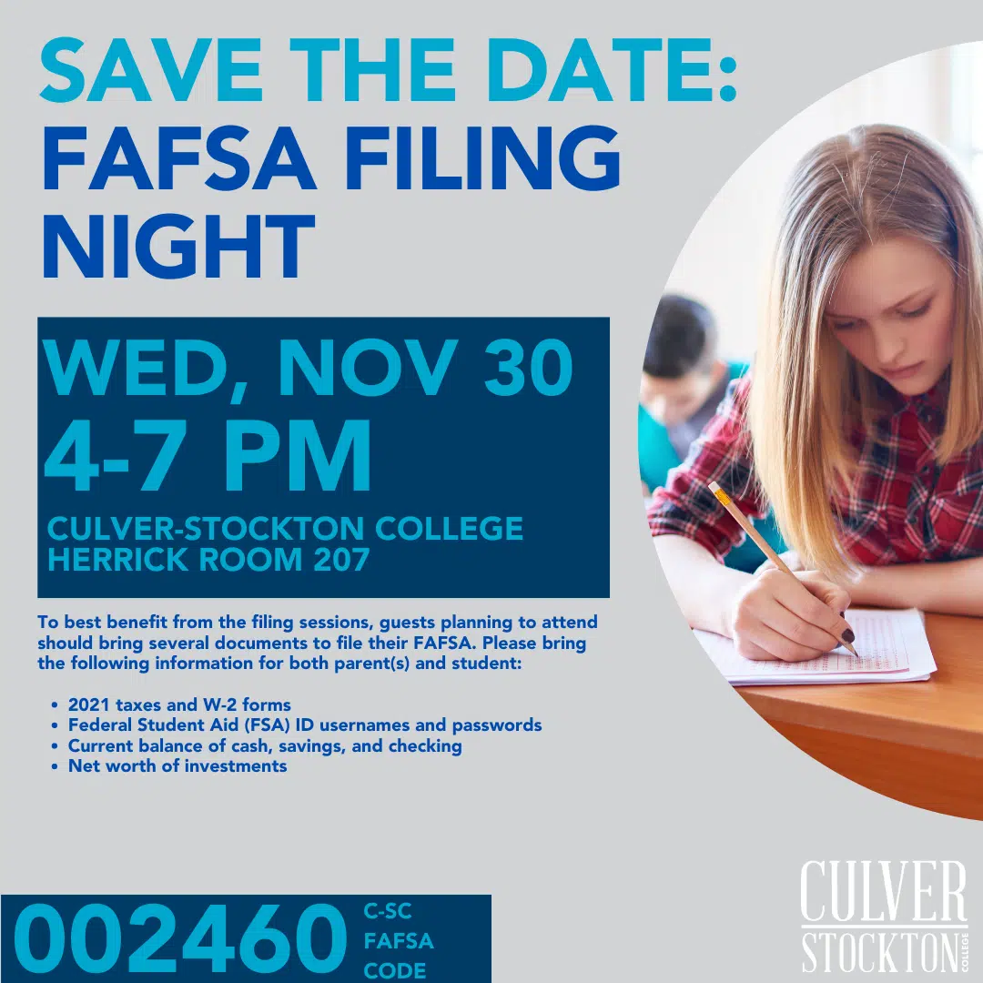 C-SC to host multiple FAFSA filing nights.