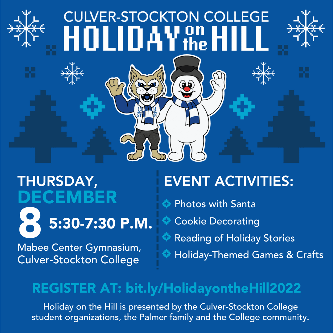 Holiday On The Hill Event Information can be found on the C-SC Facebook page.