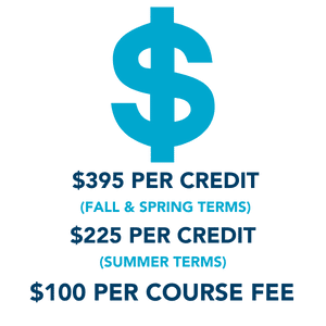 Cost per credit for the Online Degrees at Culver-Stockton College.
