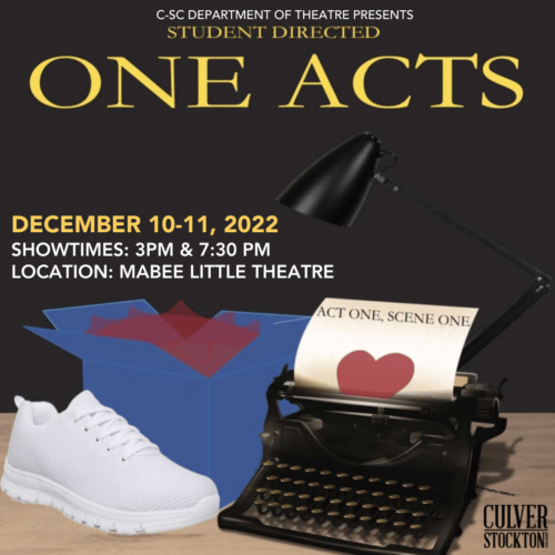 Student Directed One Acts Graphic