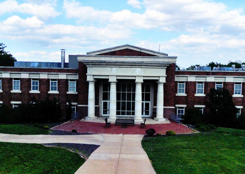 A photograph of the Science Center on the campus of Culver-Stockton College, Canton, Mo.