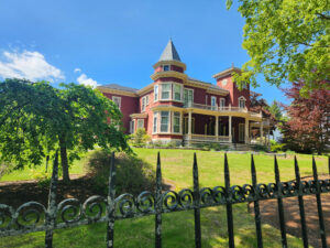 Stephen King's former residence in Bangor Maine, now the home of his personal archive. 